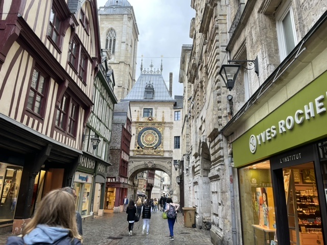 Rue du Gros Horloge à Rouen