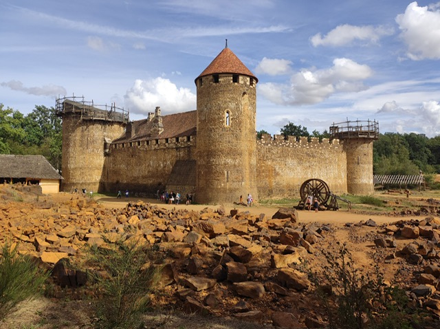 Château-fort de Guédelon, dans l'Yonne