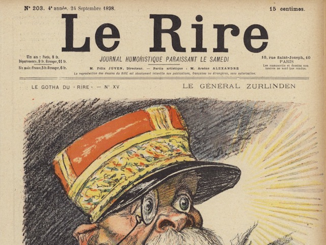 Couverture du magazine Le Rire du 24 septembre 1898