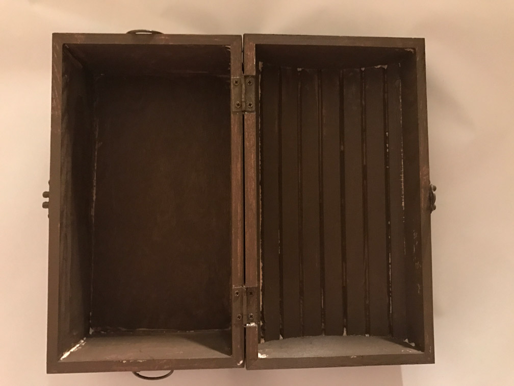 Le coffre au trésor, ouvert