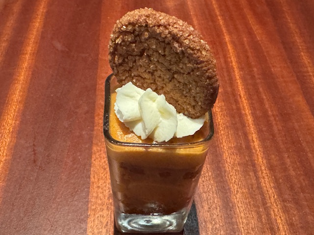 Verrine de tarte à la citrouille