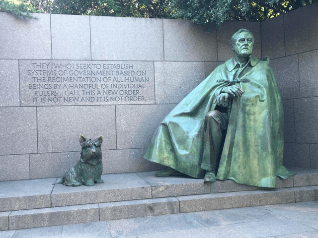 Statue du président Franklin Roosevelt à Washington, D.C.