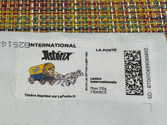 Timbre Astérix de La Poste