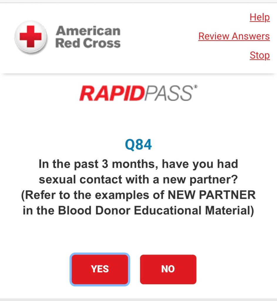 Capture d'écran d'une question en anglais