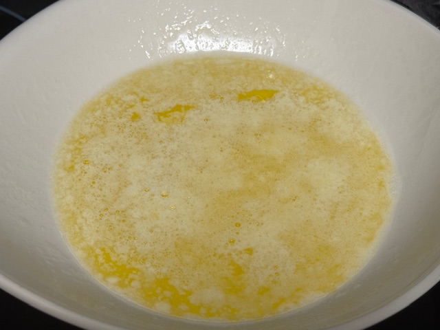 Du beurre fondu