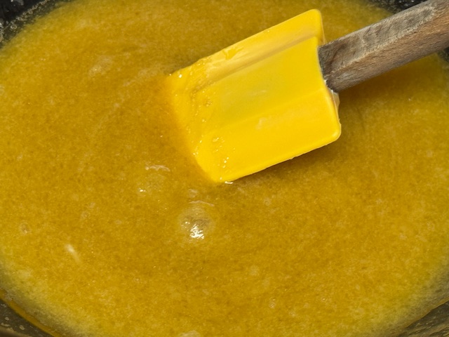 Tous les ingrédients mélangés