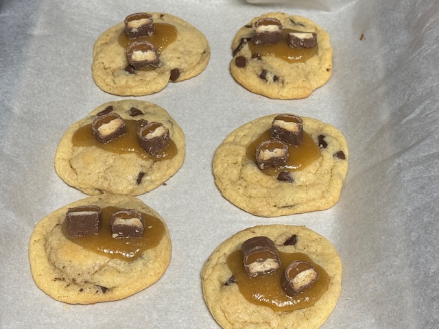 6 cookies avec les Twix