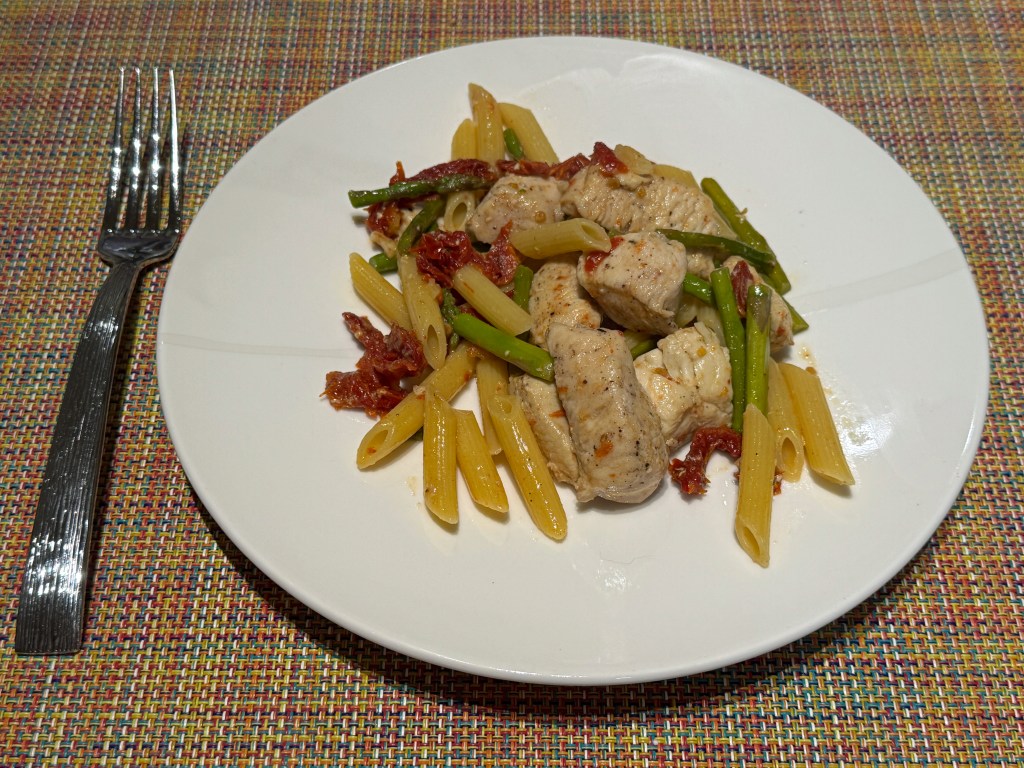 L'assiette sur la table, prêt à manger