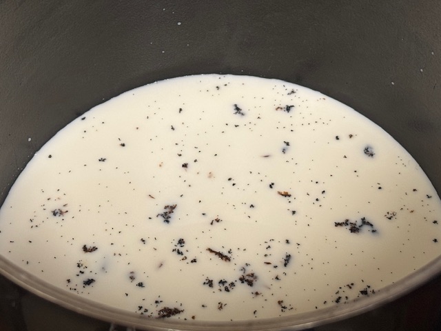 Vanille dans le lait