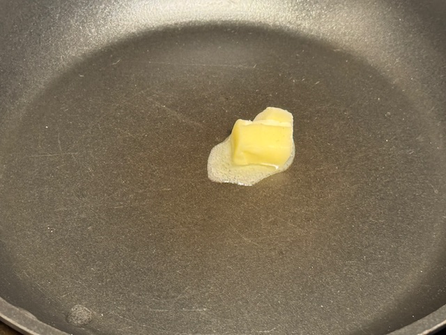 Poêle et beurre