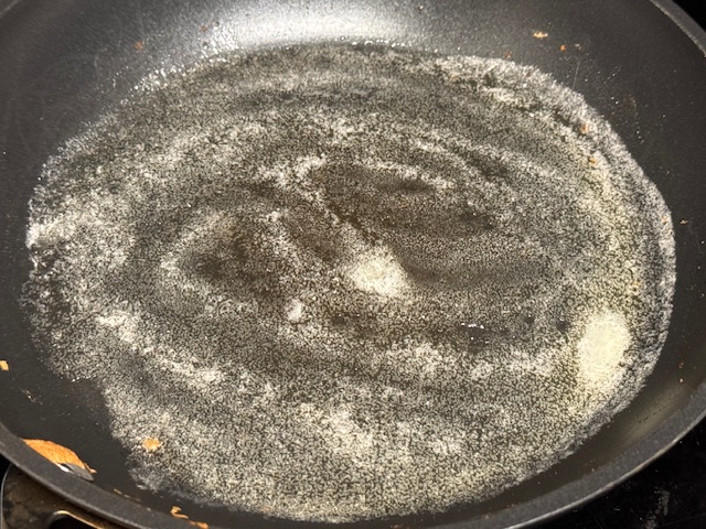 Poêle beurré 2e fois