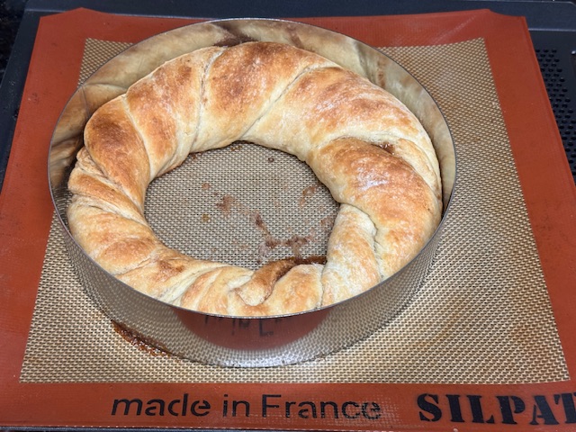 Gâteau juste après être sorti du four