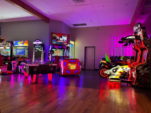 Vue de la salle d'arcade