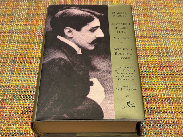 Deuxième tome de La Recherche en anglais, "Within A Budding Grove"