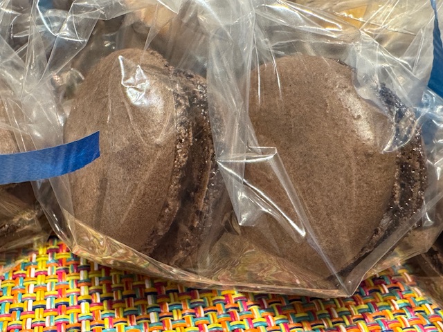 Gros-plan des macarons