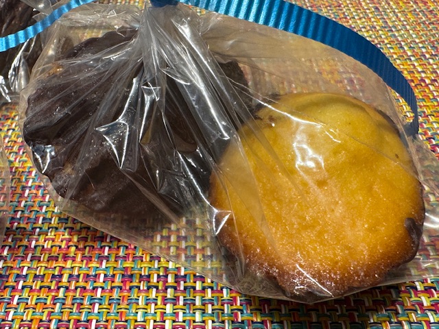 Gros-plan des madeleines