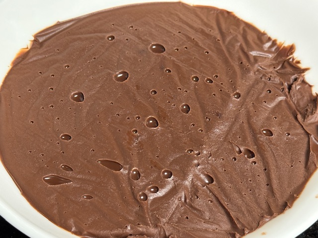 Ganache au chocolat solide