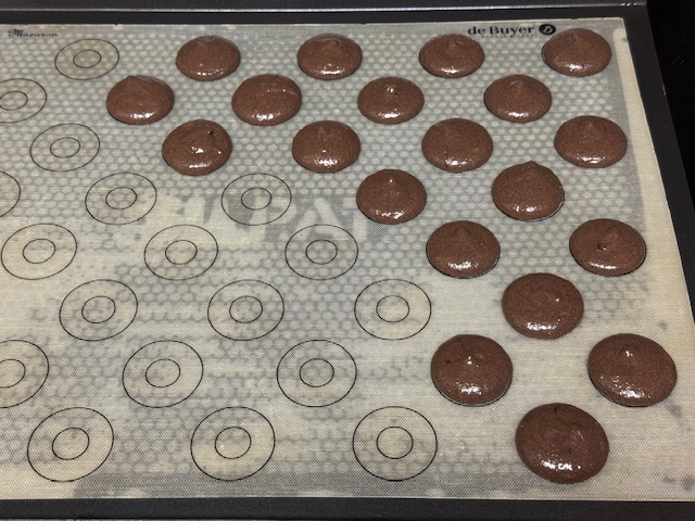 Deuxième lot après avoir tapé la plaque sur le four