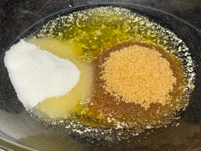 Deux sucres ajoutés au beurre