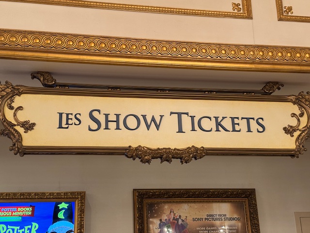 "Les Show Tickets" au lieu de « Les billets de spectacle »