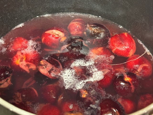 Écume sur la surface