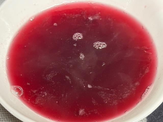 Jus refroidi et bien clair