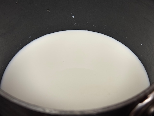 Lait dans la casserole