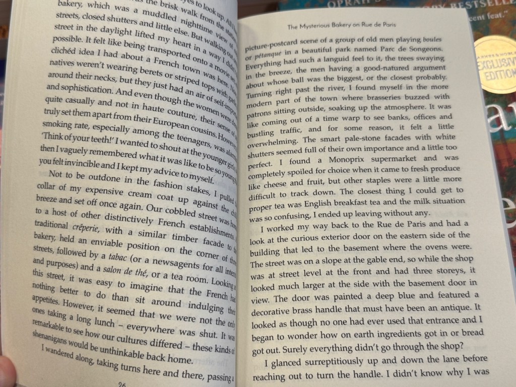 Photo de l'intérieur du livre