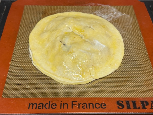 Croustade dorée, mais pas encore enfournée