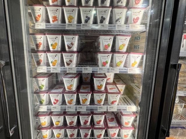 Des boîtes de purées Boiron