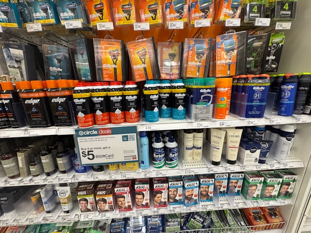 Des produits pour se raser