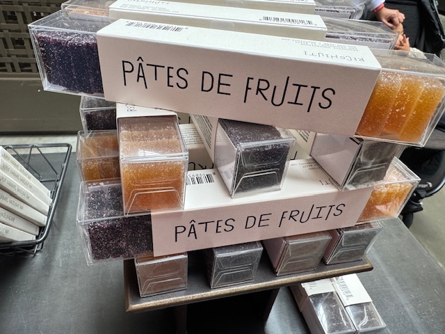 Pâtes de fruits avec de nombreux parfums