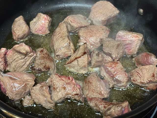 Bœuf tout cuit et prêt à retirer