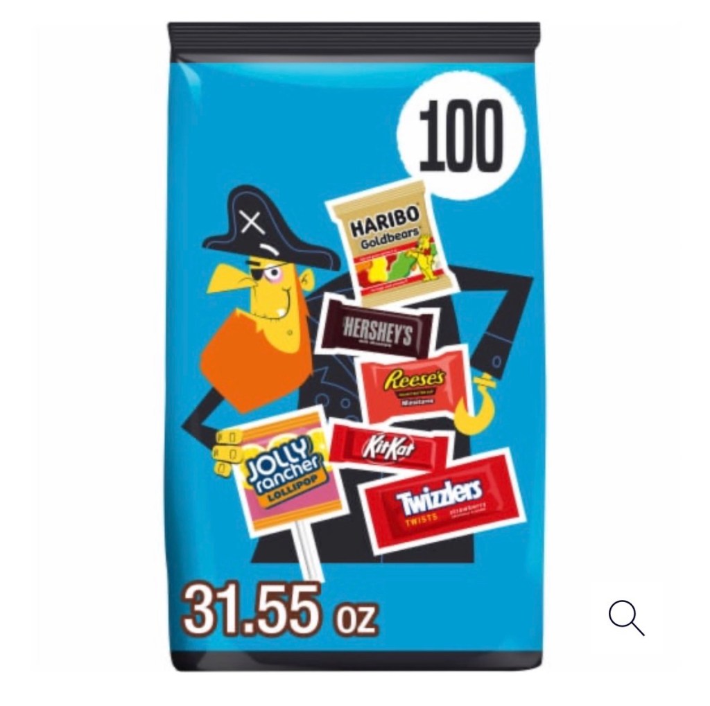 Photo d'un sac de 100 bonbons Hershey's chez Ralphs