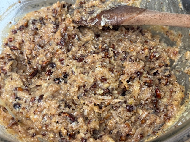 Glaçage après 1 heure de répos. On peut voir qu'il est encore plus épais.