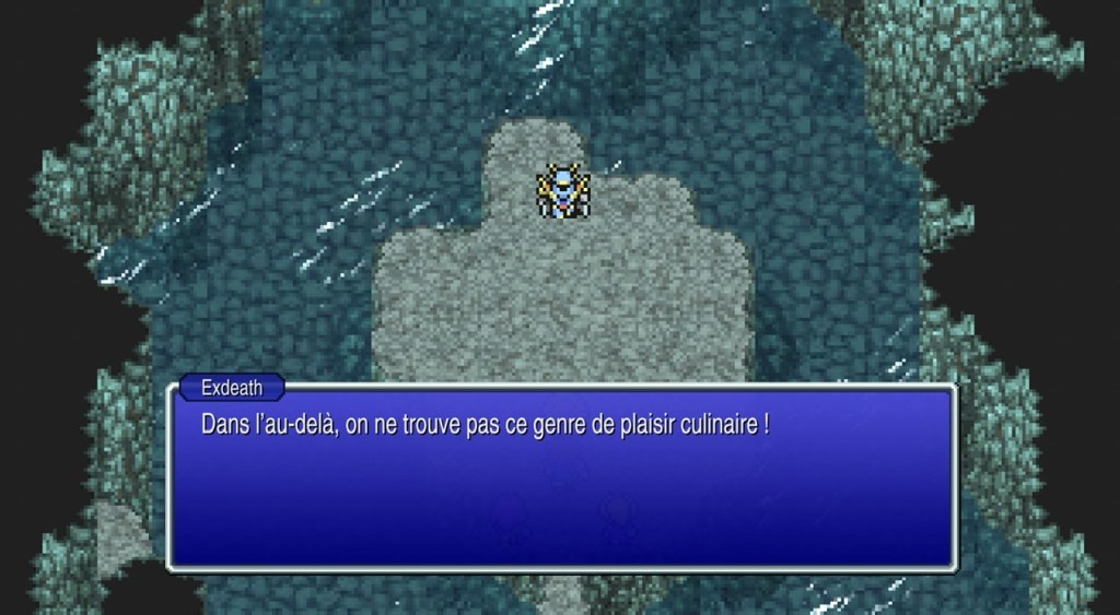 Exdeath : Dans l'au-delà, on ne trouve pas ce genre de plaisir culinaire !