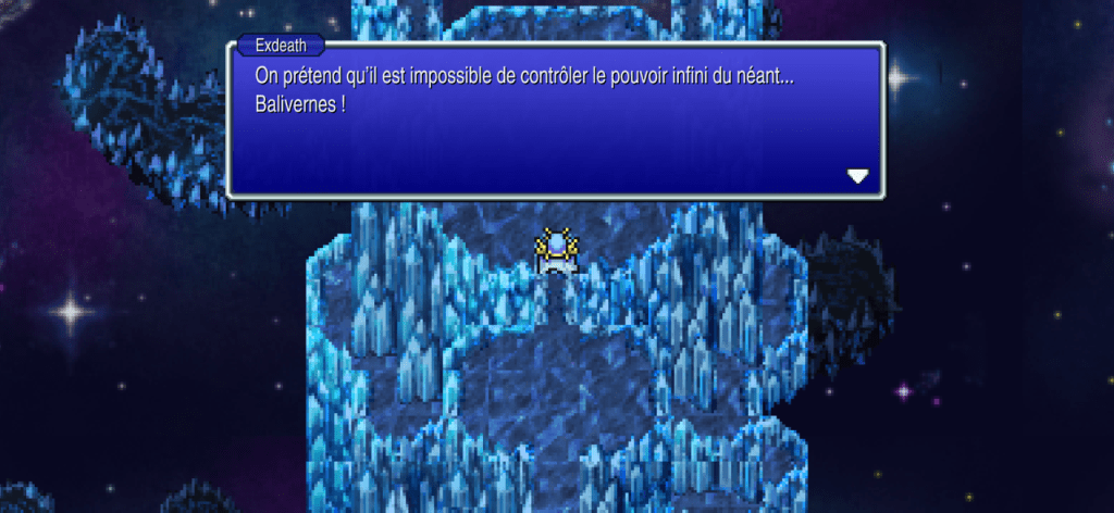 Exdeath : On prétend qu'il est impossible de contrôler le pouvoir infini du néant... Balivernes !