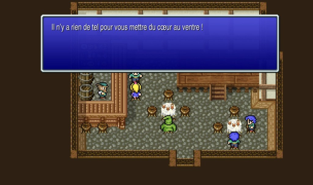 Client : Il n'y a rien de tel pour vous mettre du cœur au ventre !