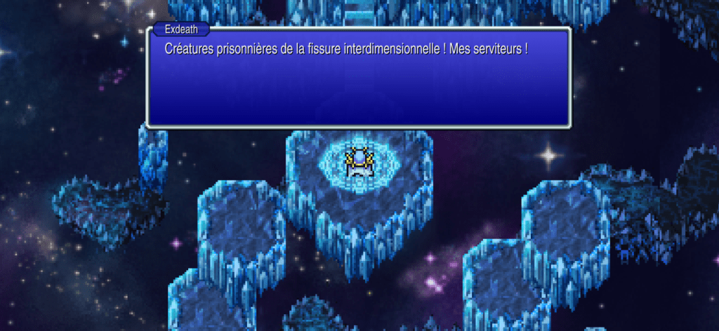 Exdeath : Créatures prisonnières de la fissure interdimensionnelle ! Mes serviteurs !