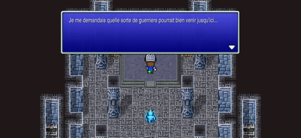 Je me demandais quelle sorte de guerriers pourrait bien venir jusqu'ici....