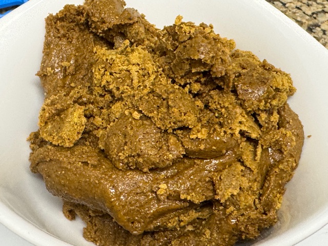 Bol de praliné granuleux, le soi-disant « à l'ancienne »