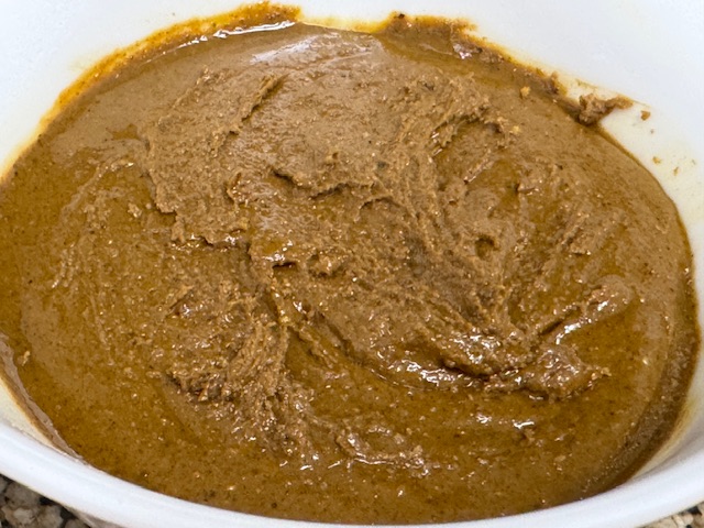 Bol de praliné plutôt lisse