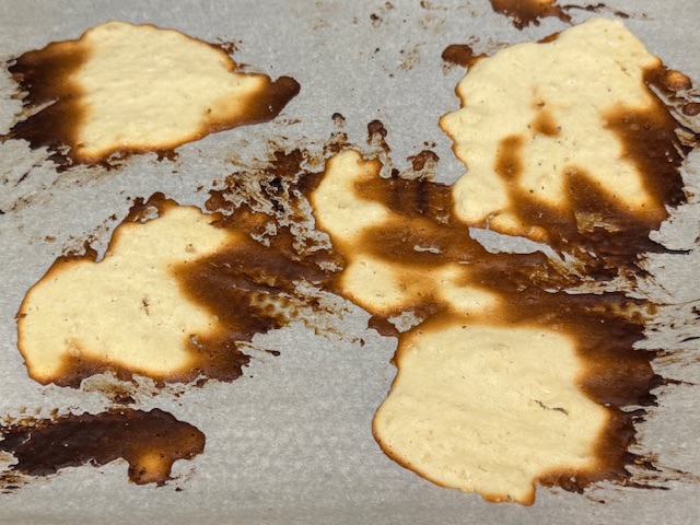 Crêpes dentelles cuites