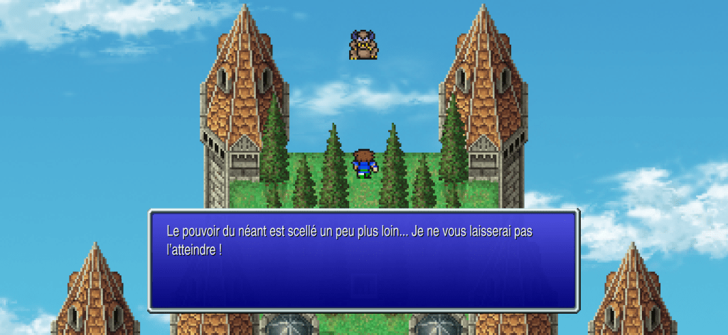 Dragon : « Le pouvoir du néant est scellé un peu plus loin... Je ne vous laisserai pas l'atteindre ! »