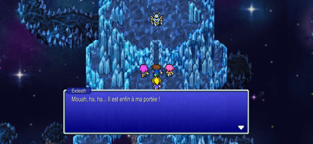 Exdeath : « Mouah, ha, ha.. Il est enfin à ma portée ! «