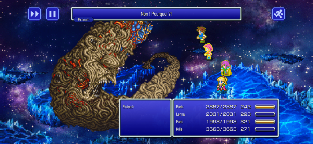 Exdeath : « Non ! Pourquoi ? » 