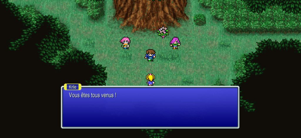 Krile : « Vous êtes tous venus ! »