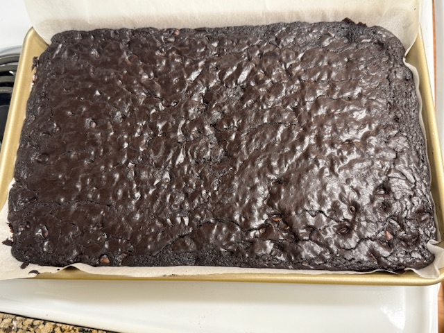 Plaque de cuisson sorti du four