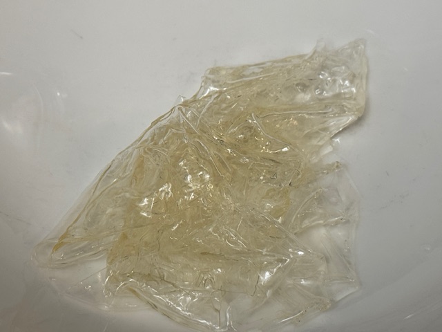 Gélatine égouttée