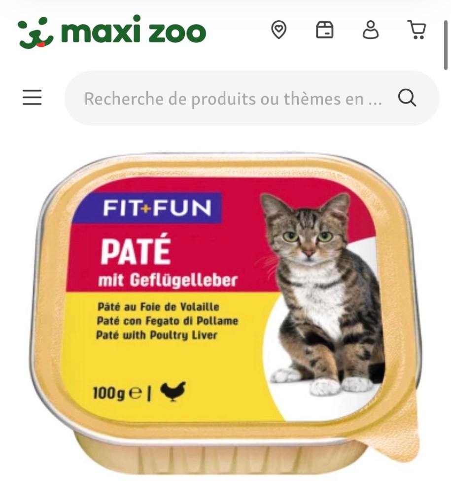 Boîte « Fit + Fun Pâté au Foie de Volaille »